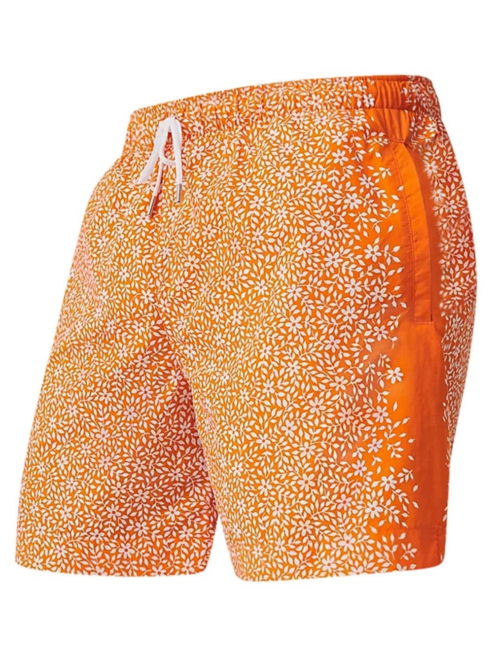 Hermes Jardin de Calypso Men’s Swim Trunks Orange Hermes